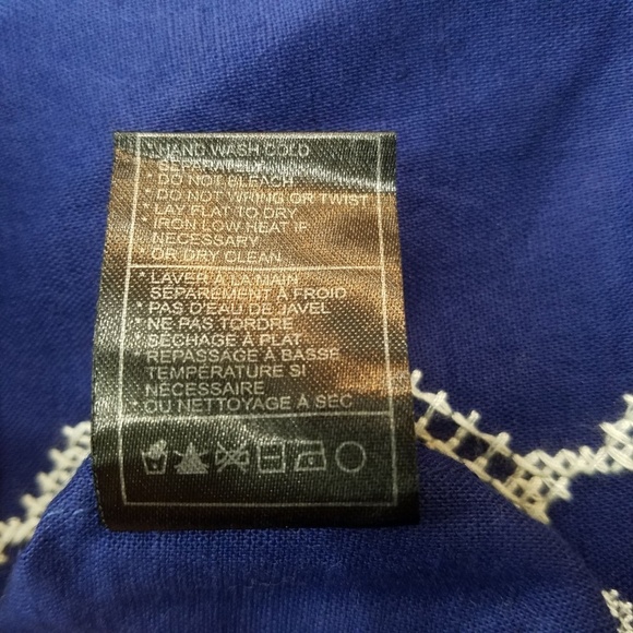 Cupcakes And Cashmere Women's Pastoria Linen Boxy Cold Shoulder Blouse Top - Picture 8 of 8